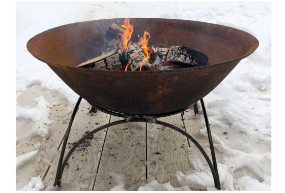 100cm Cast Iron Fire Bowl