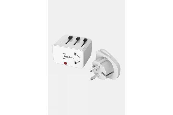 Lifeventure  USB Travel Adapter - White