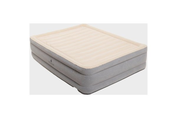 HI-GEAR Hi Rise Foam King Size Air Bed, Beige