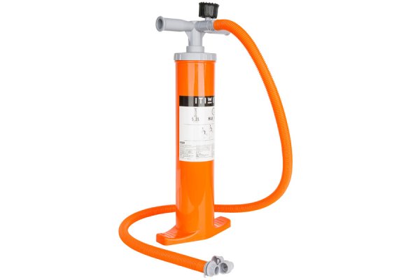 Decathlon Itiwit Double Action Kayak Hand Pump 2 X 2.6L - Or