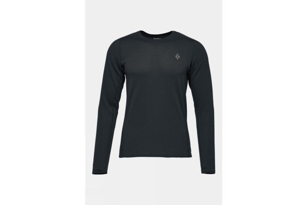 Black Diamond  Mens Coefficient Lt Crew Baselayer - Black