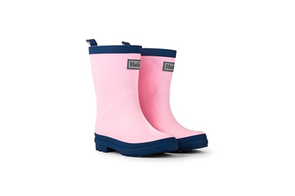 Hatley Kid's Classic Wellington Rain Boots, Pink (Pink & Nav