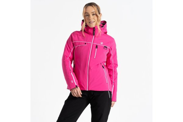 Dare 2b - Womens Line Ski Jacket Pure Pink, Size: 6