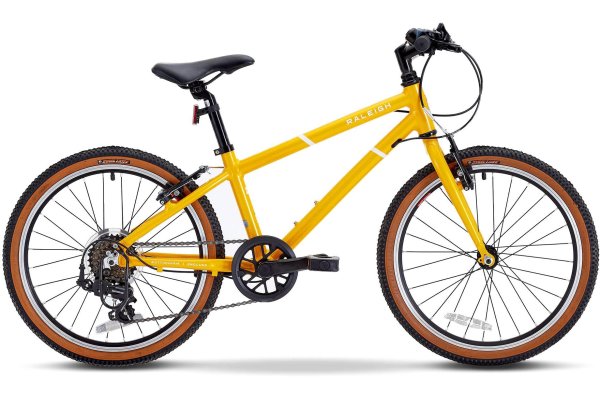 Raleigh Pop Junior Hybrid Bike - Yellow - 20 Inch Wheel