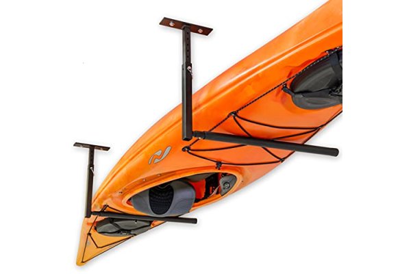 StoreYourBoard Single Kayak Ceiling Rack, Adjustable Storage