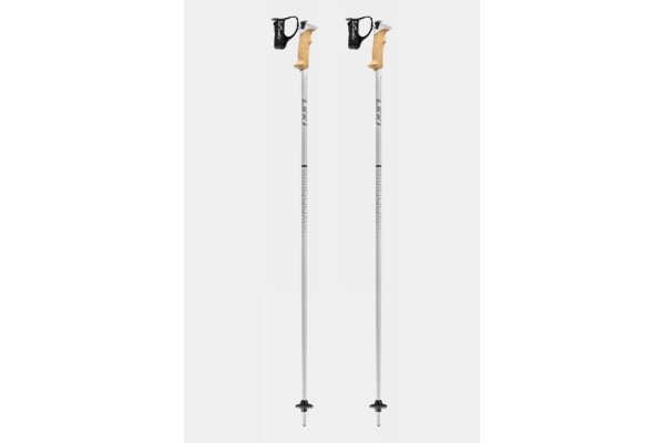 Leki  Womens Stella S Ski Poles (Pair) - White