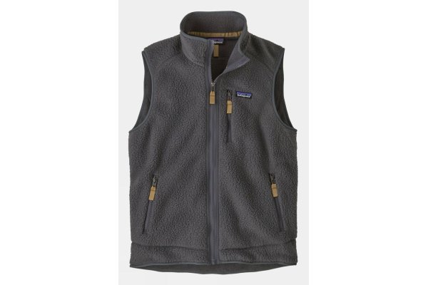 Patagonia  Mens Retro Pile Fleece Vest - Dk Grey