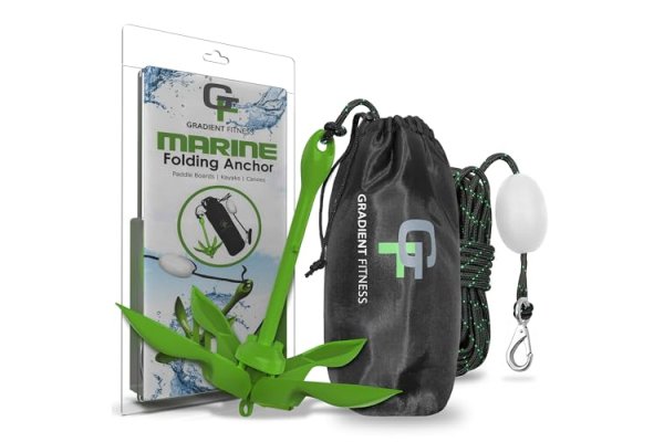 Gradient Fitness Marine Anchor, 3.5 lb Folding Anchor, Grapn