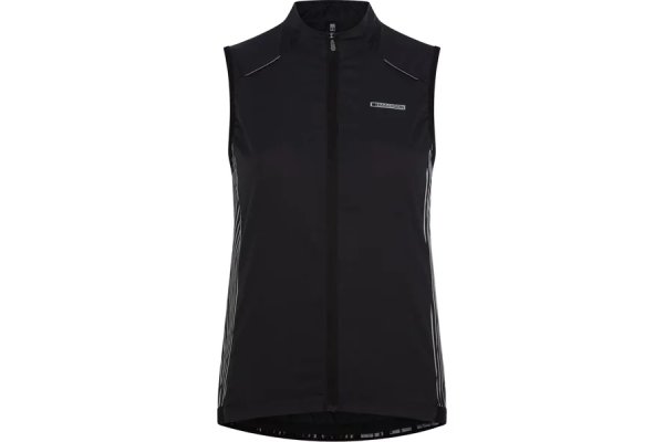 Madison Stellar Womens Reflective Windproof Womens Gilet Bla