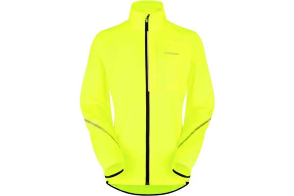 Madison Freewheel Womens Packable Jacket Hi-Viz Yellow