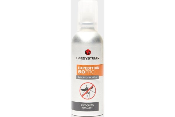 Lifesystems Expedition 50 PRO DEET Mosquito Repellent, Silve