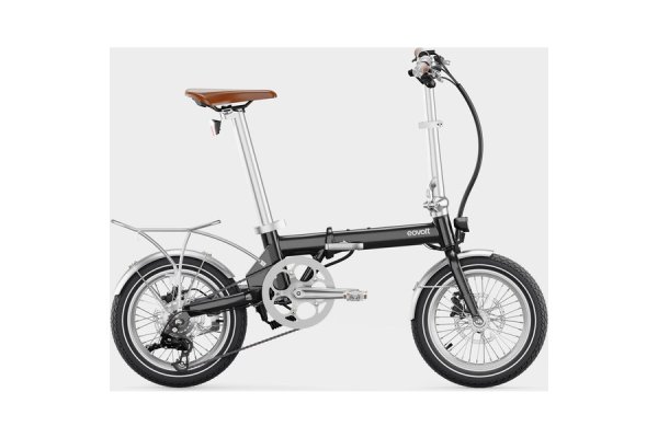 Morning 16 Origins Vintage Electric Folding Bike - Black, Bl