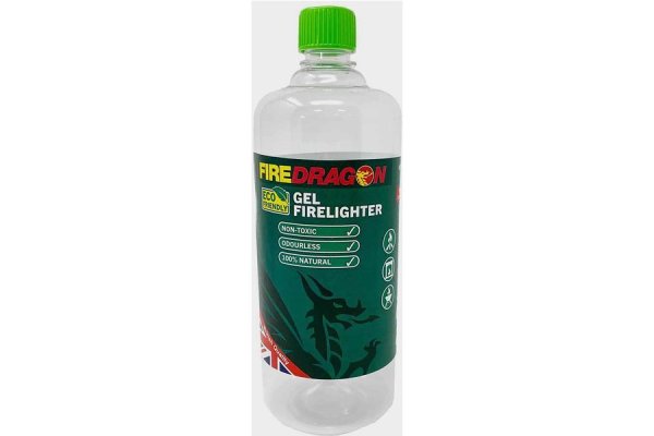 Fire Dragon Gel Firelighter 1 Litre - Clear, Clear