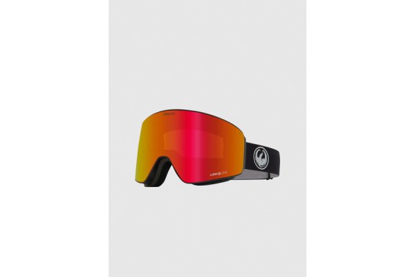 Dragon PXV Nouveau Black / Lumalens Red Ionized Goggles - No