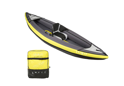 Itiwit 1 Man Kayak | Inflatable | Yellow