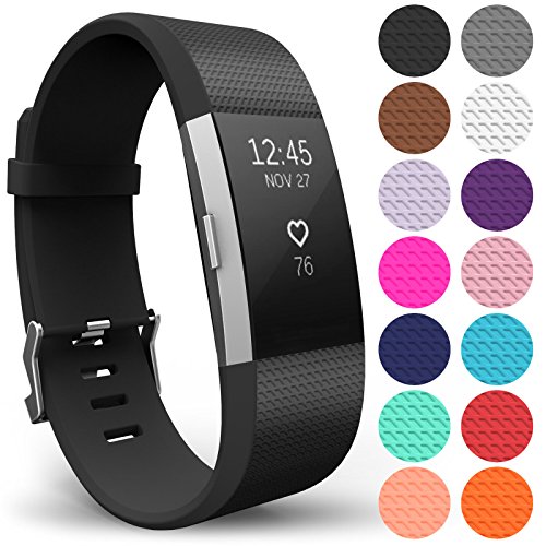 Compatible Strap for FitBit Charge 2 - Silicone Sport