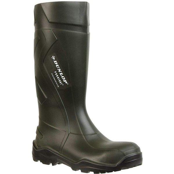 Dunlop Adults Unisex Purofort Plus Full Safety Wellies Green Decathlon 6662