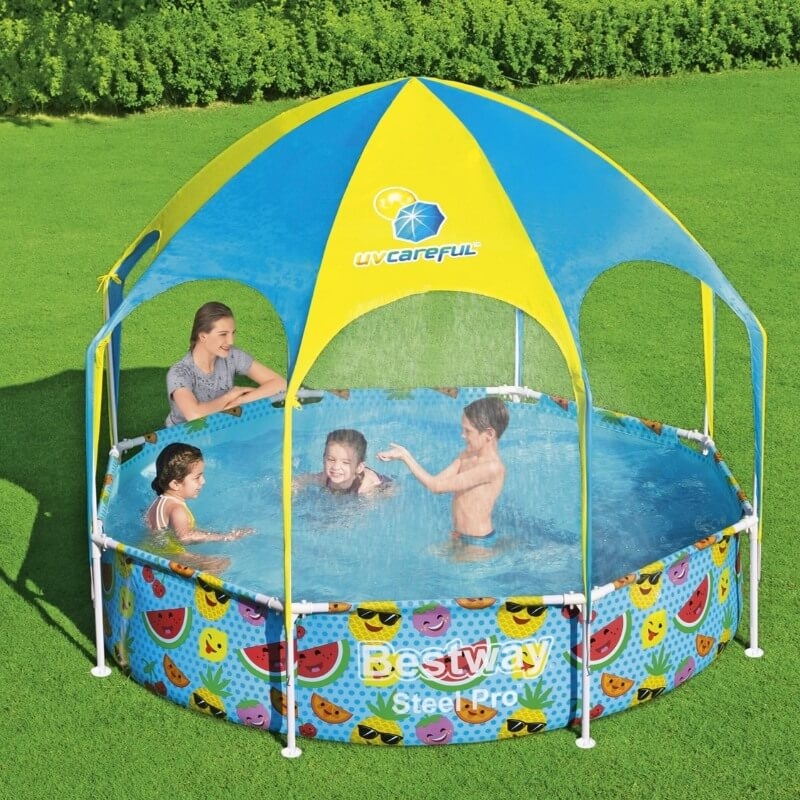 Bestway 8ft Splash-in-Shade Play Pool | All Round Fun