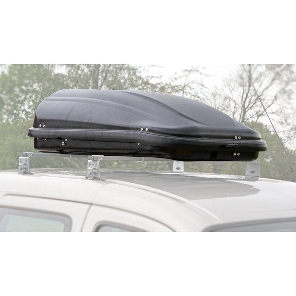 Quest Roof Box 430L GO Outdoors U bolts